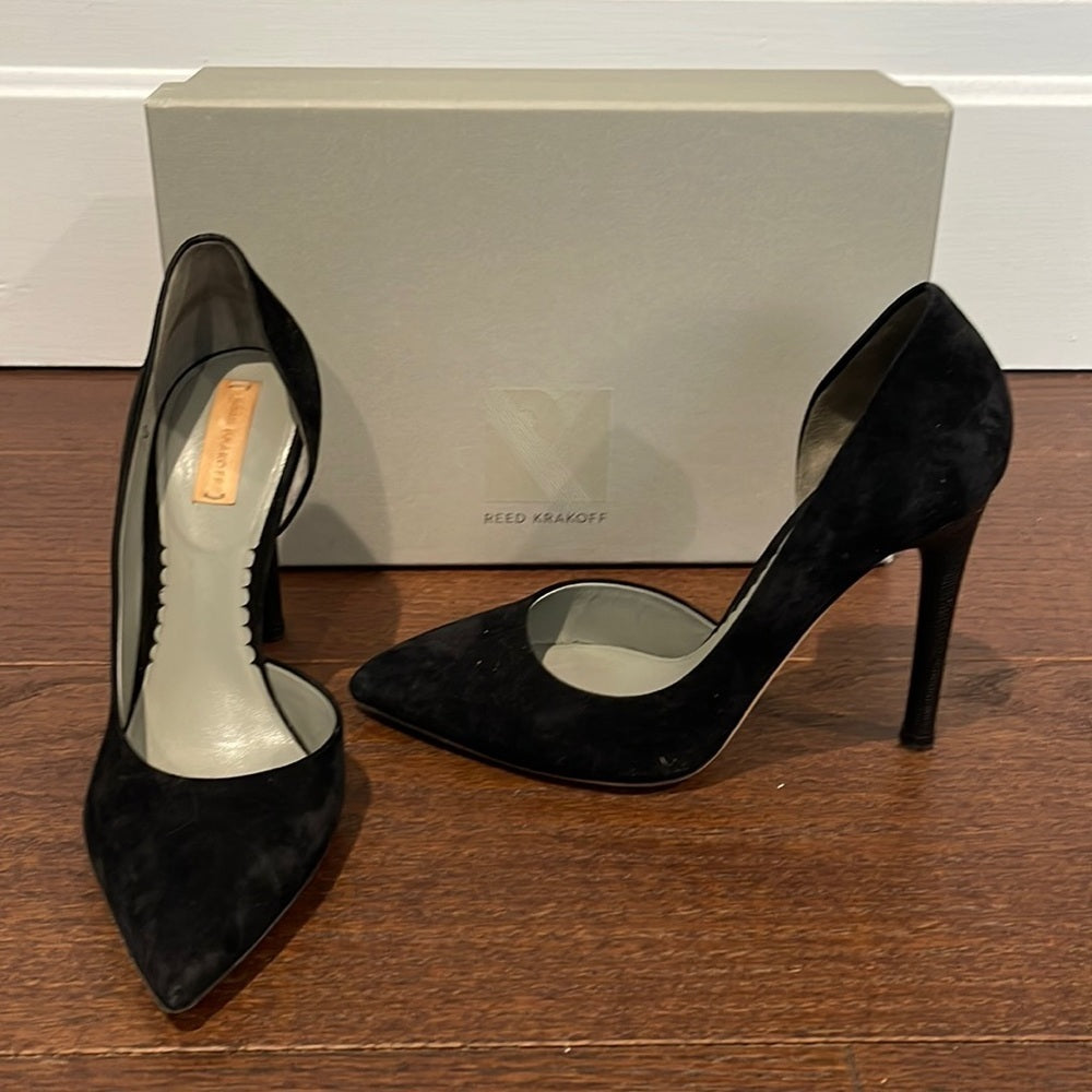 Reed Krakoff Women’s Black Suede Pumps Size 38.5/8.5