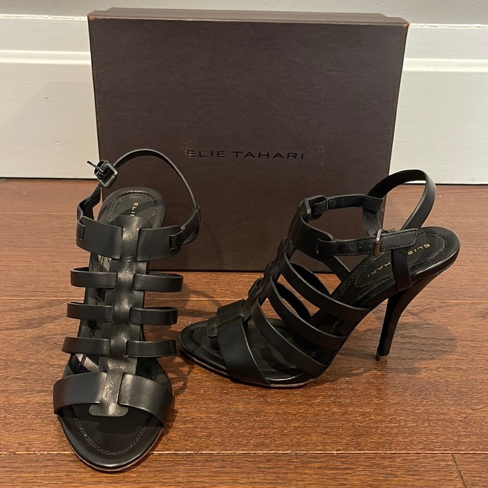 Elie Tahari Women’s Black Sandals Size 38/8