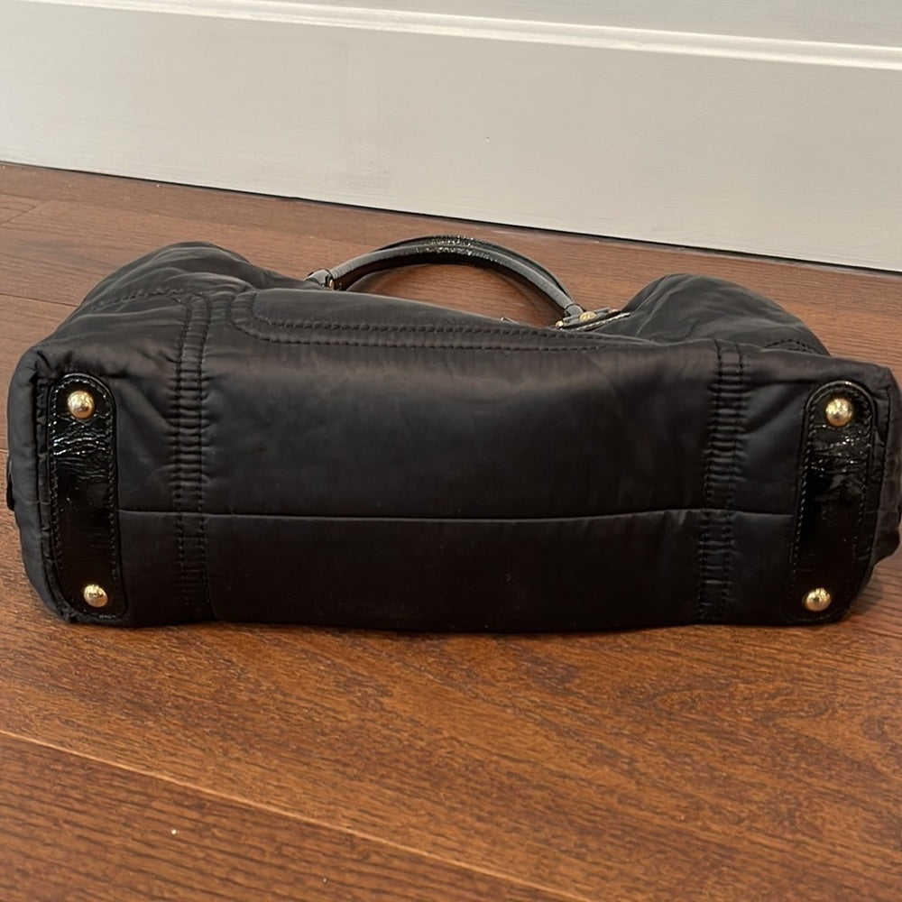 TOD’S Nylon Bowling Black Bag