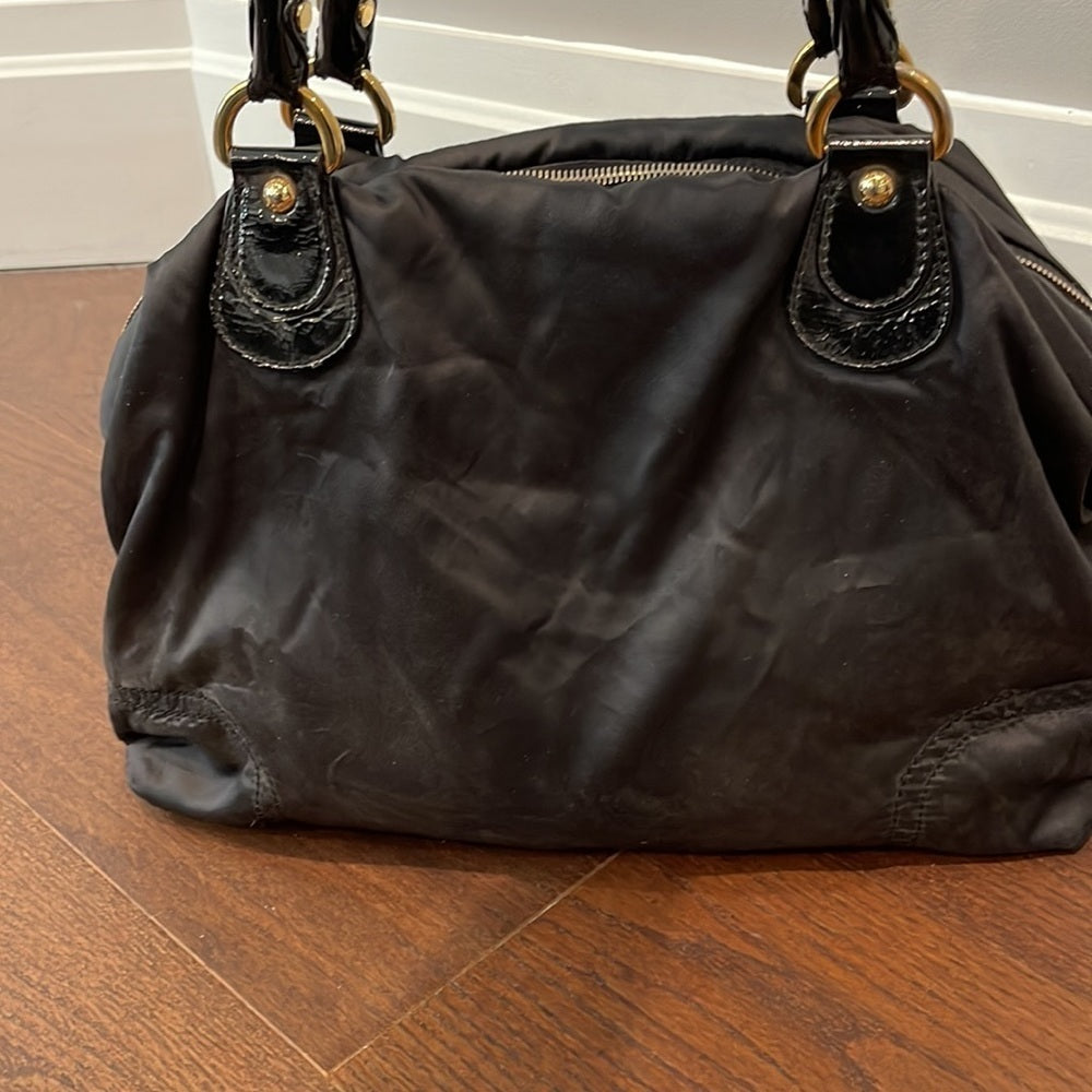 TOD’S Nylon Bowling Black Bag