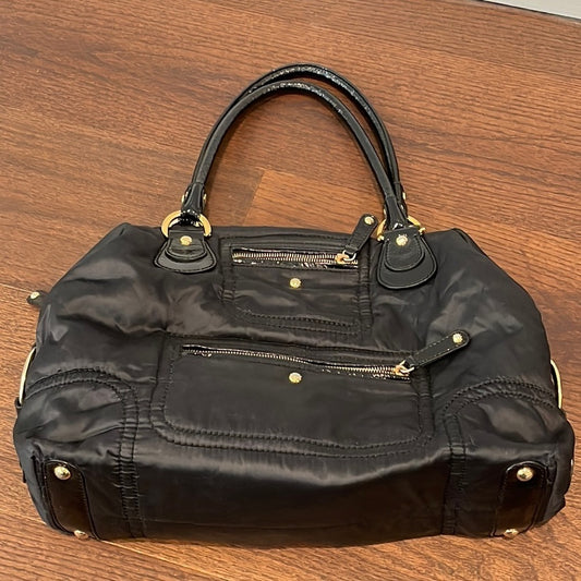 TOD’S Nylon Bowling Black Bag