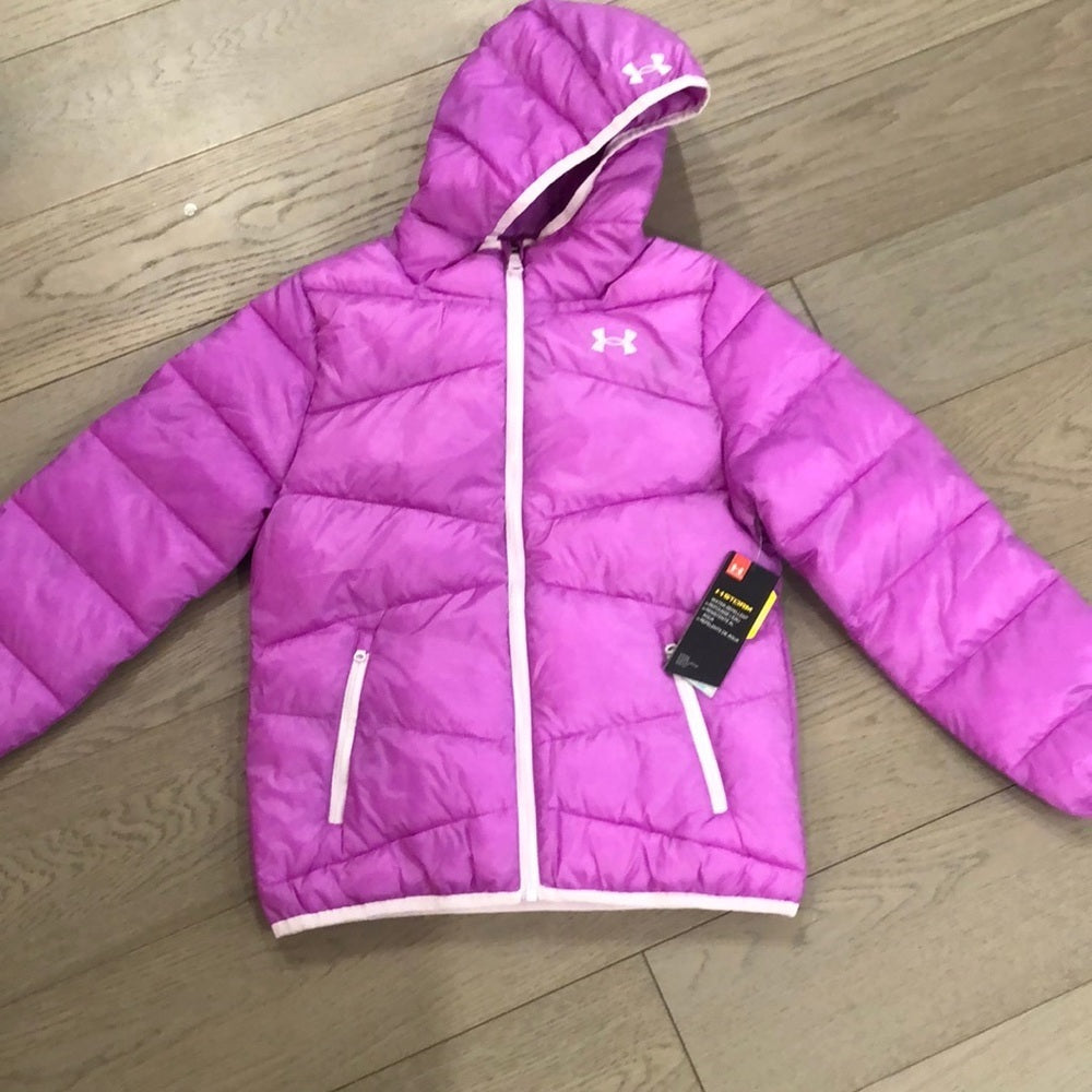 NWT Under Armour Storm Pink/Purple Jacket Size M