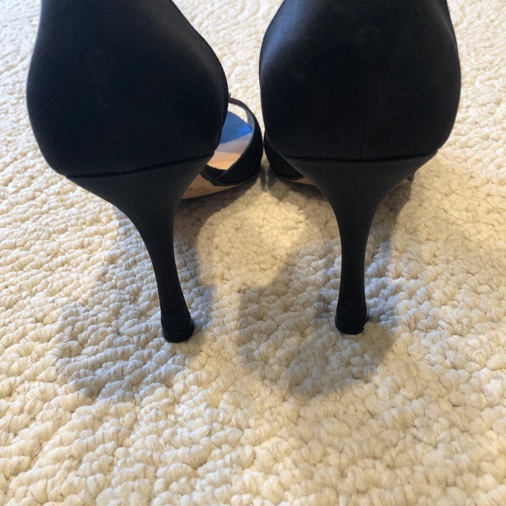 MANOLO Blahnik Black Dress Shoes Size 8