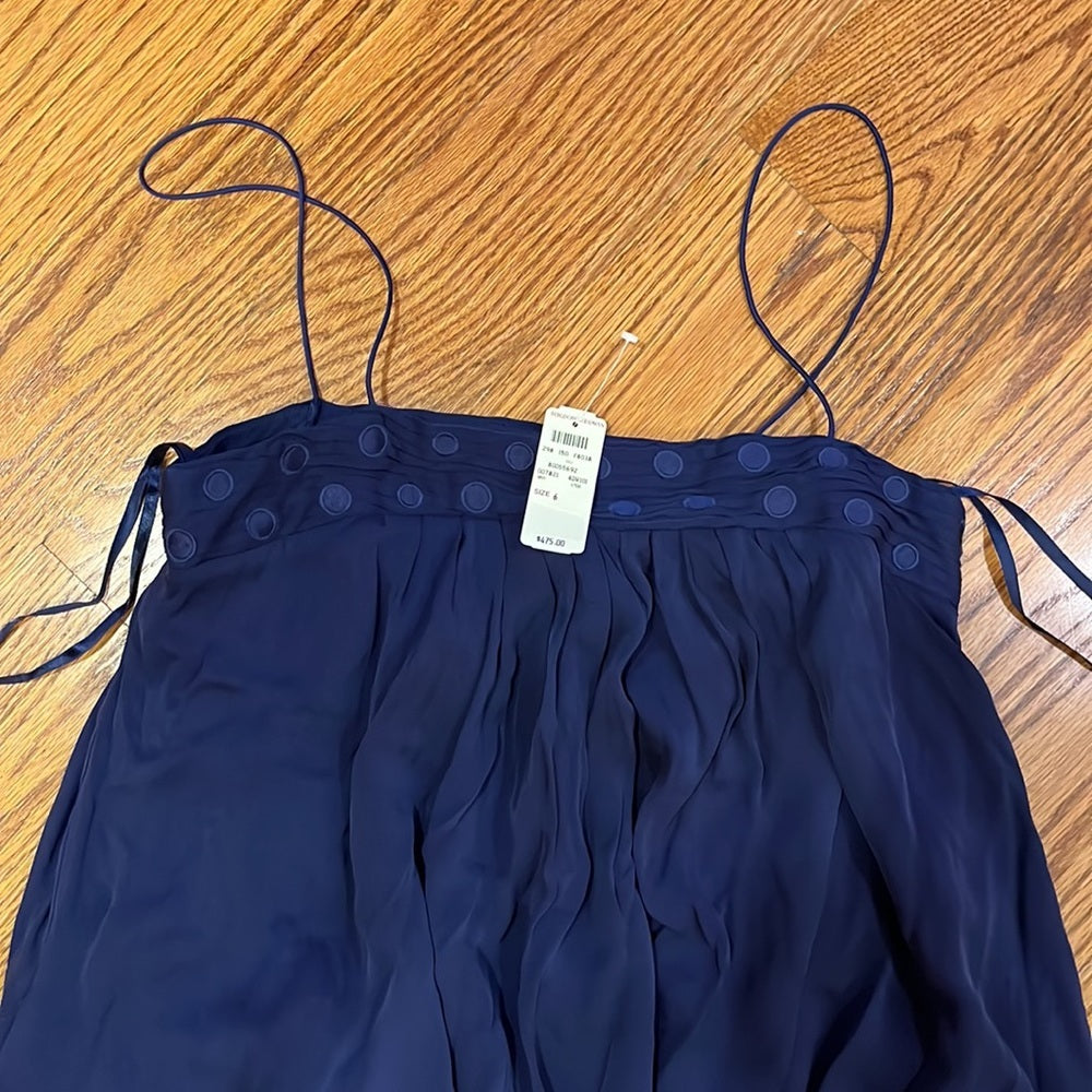 NWT Catherine MaLandrino Woman’s Navy Dress Size 6