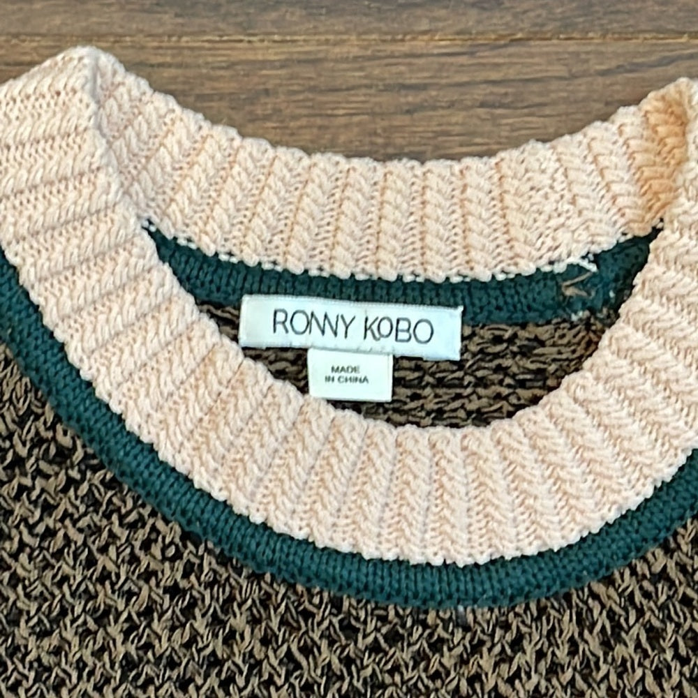 Ronny Kobo Woven Women’s Sweater Size Small