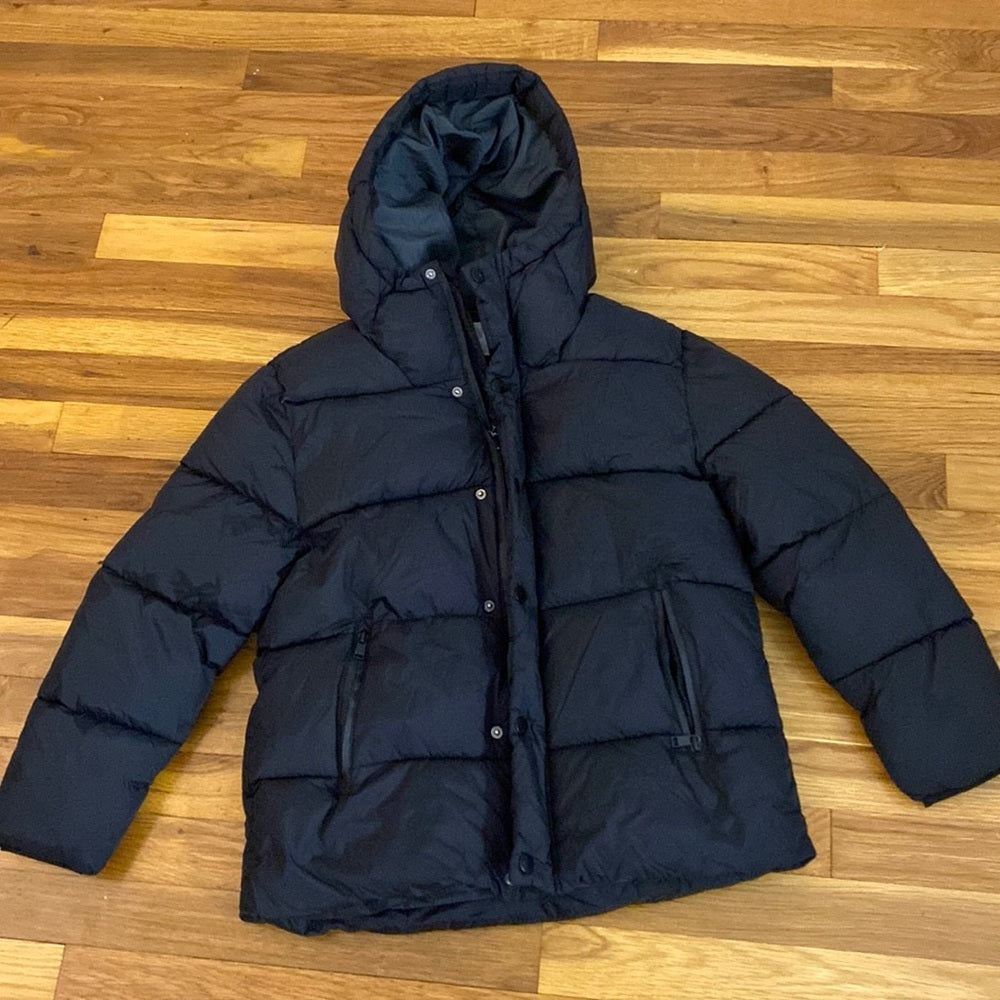 Zara Kids Black Puffer Jacket Size 10