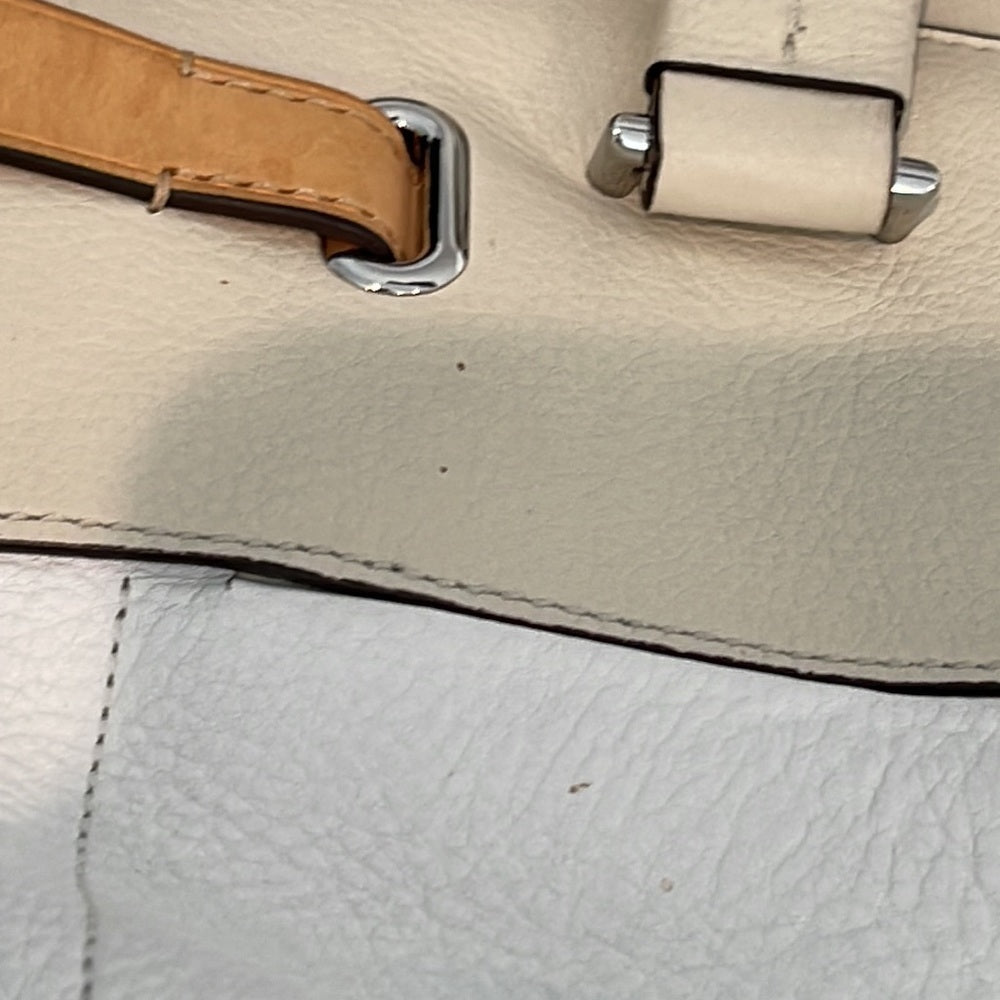 Reed Krakoff White and Beige Shoulder Bag