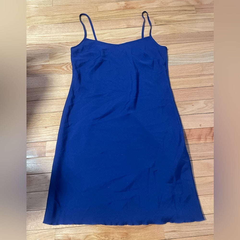 Marccain Royal Blue Sleeveless Dress Size Large