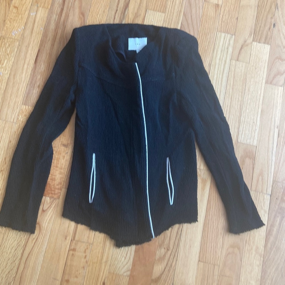 Women’s IRO blazer. Black with white. Size 38