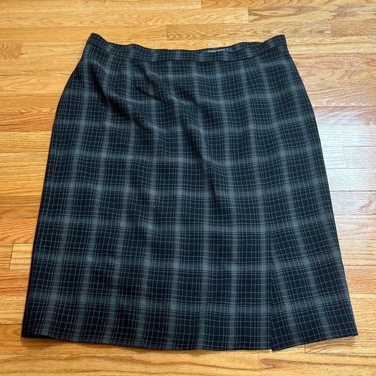 Plaid Marina Rinaldi Skirt Size 31