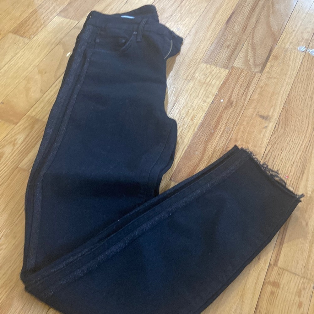 WOMEN’S Mother jeans. Black. Size 25