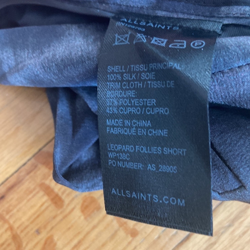 Women’s All Saints shirts. Black/grey. Size 4