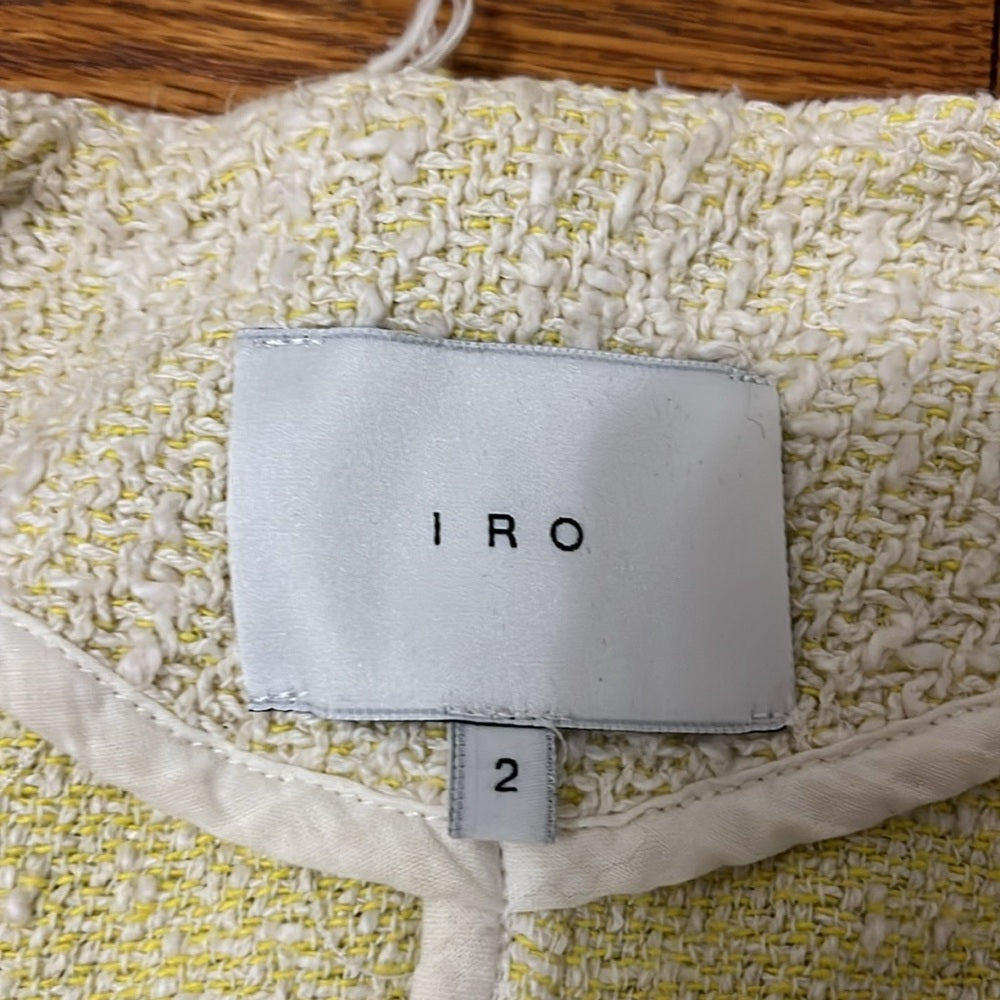 IRO Women’s Yellow Sweater Size 2