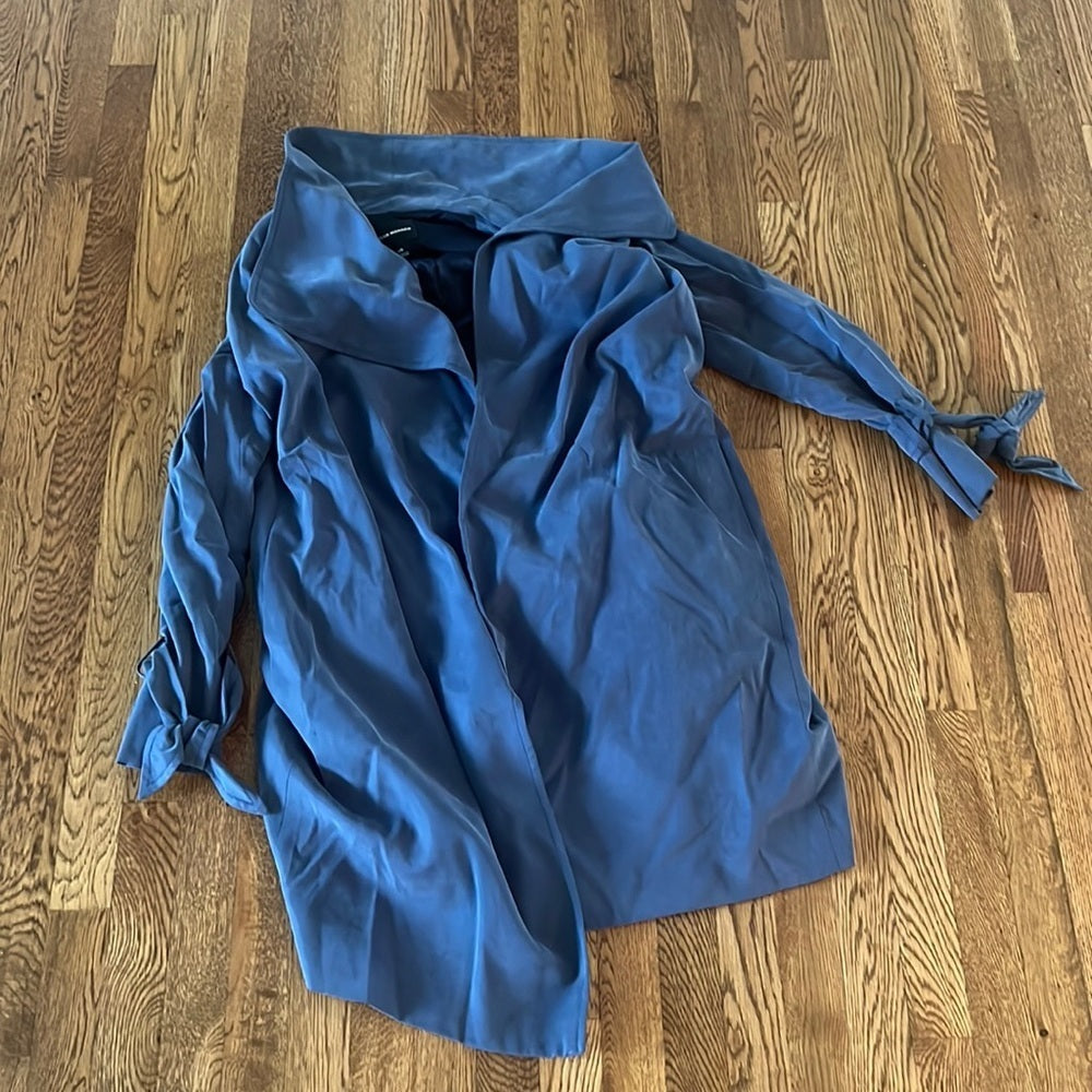 Club Monaco Woman’s Blue Coat Size Large