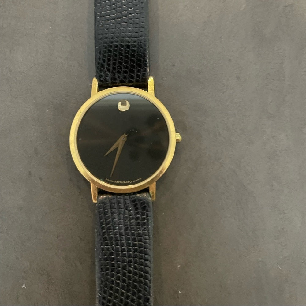 Women’s Black Movado Watch