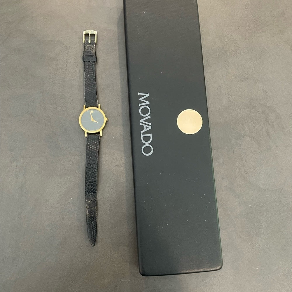 Women’s Black Movado Watch