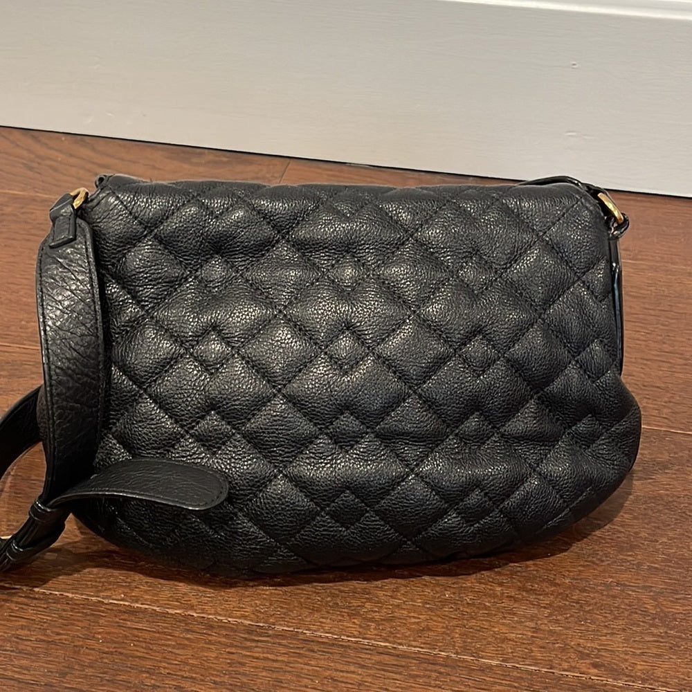 Marc by Marc Jacobs Black Quilted Crossbody Bag