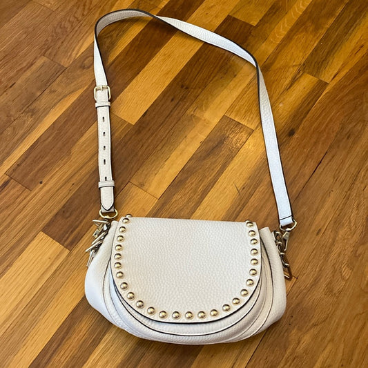 Rebecca Minkoff Women’s White Leather Crossbody Bag OS