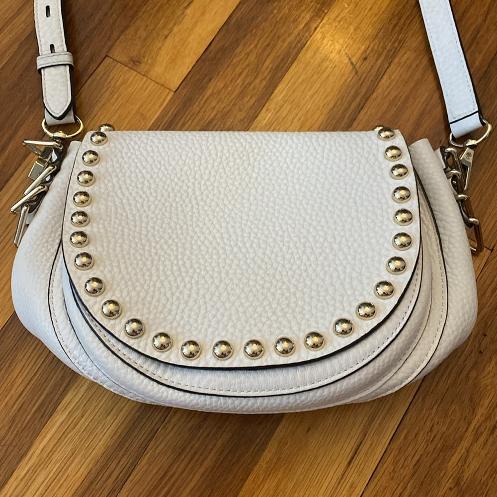 Rebecca Minkoff Women’s White Leather Crossbody Bag OS