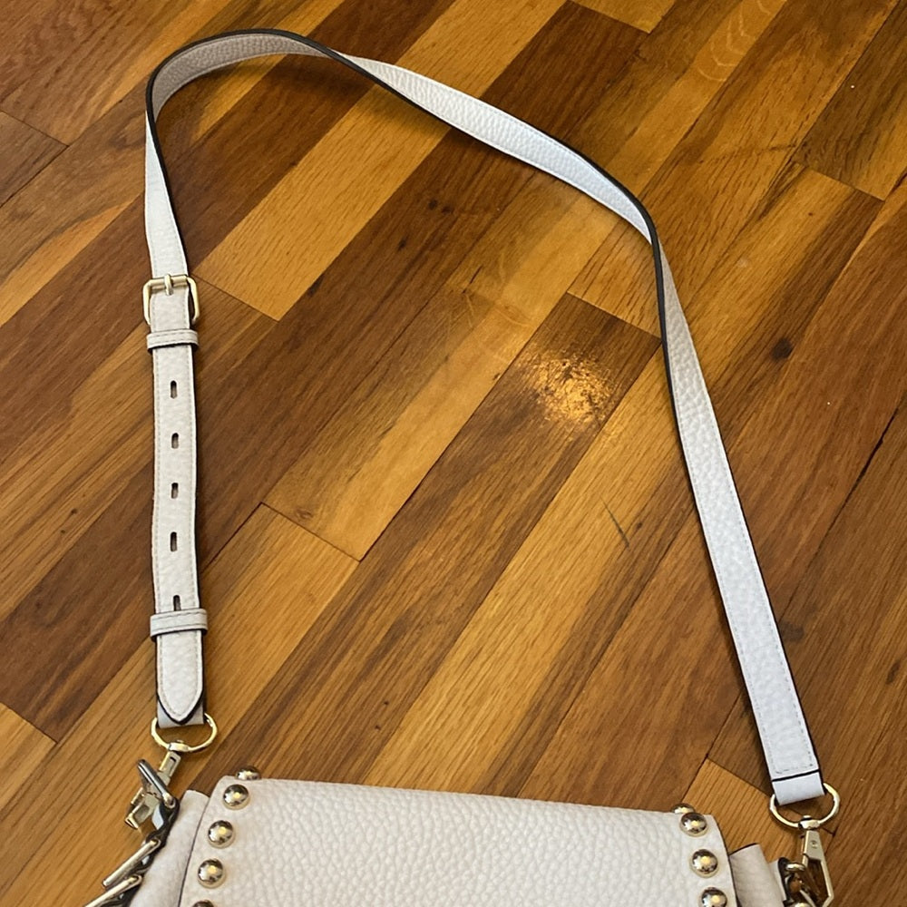 Rebecca Minkoff Women’s White Leather Crossbody Bag OS