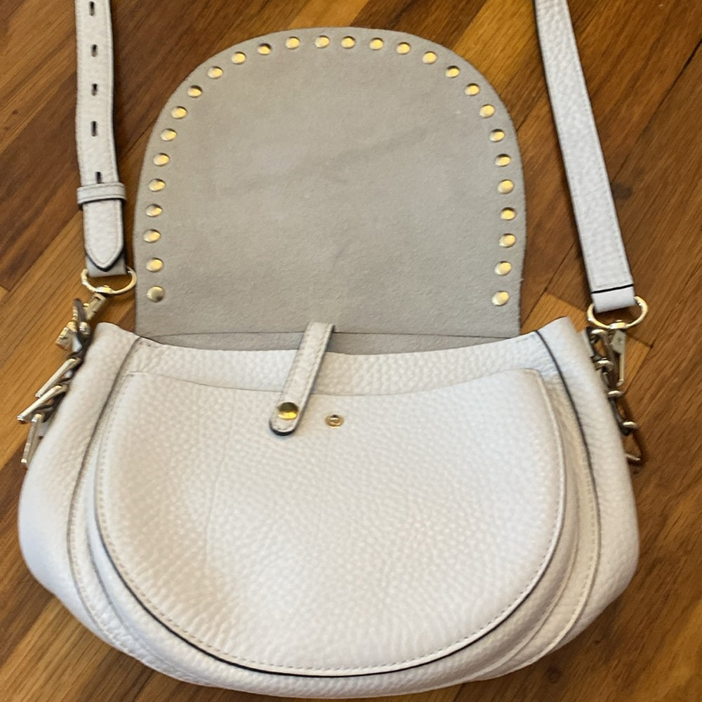 Rebecca Minkoff Women’s White Leather Crossbody Bag OS