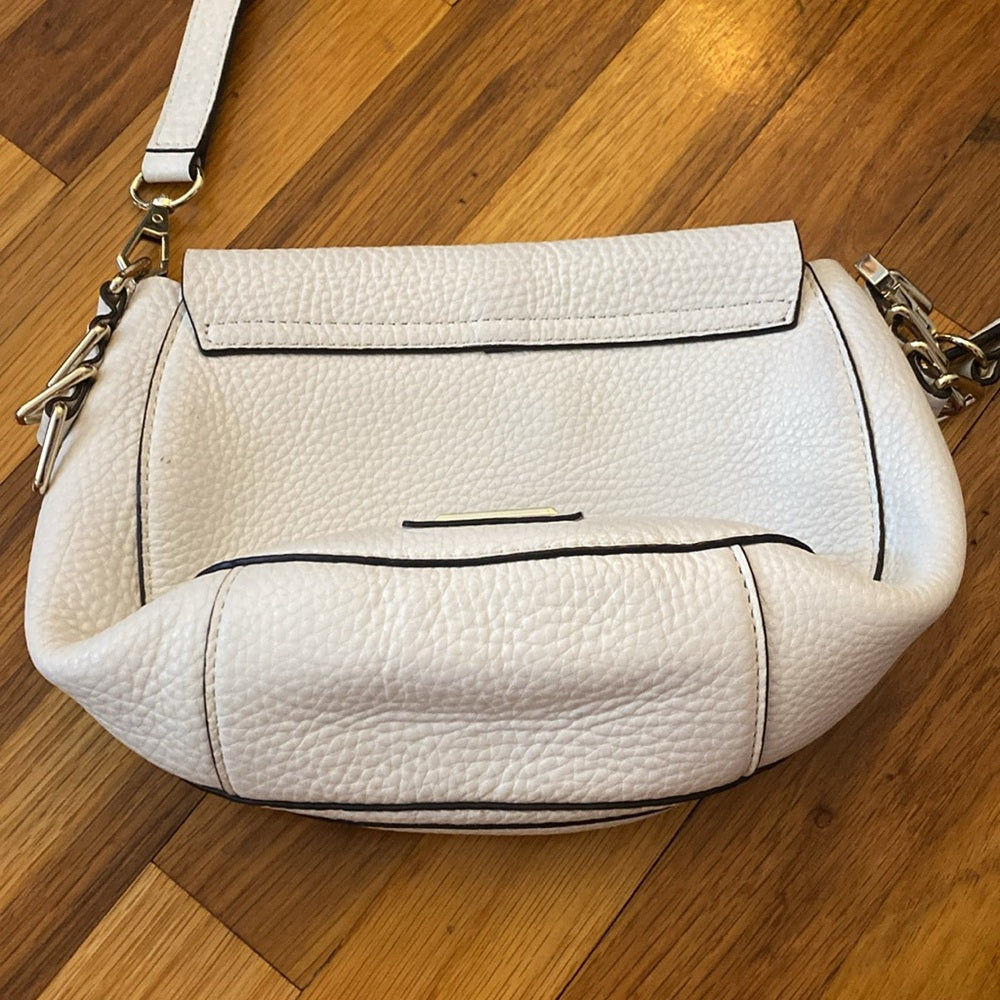 Rebecca Minkoff Women’s White Leather Crossbody Bag OS