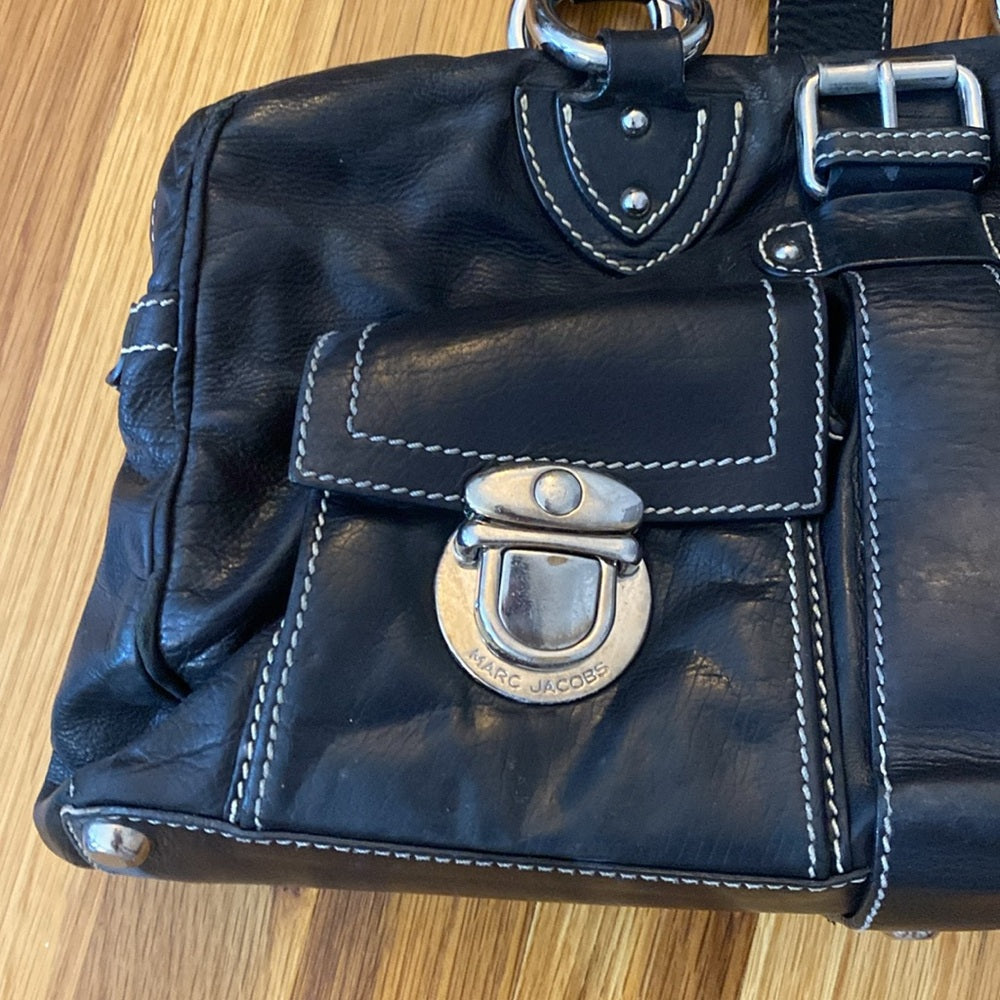 Marc Jacob’s Women’s Black Purse With Silver Buckles OS