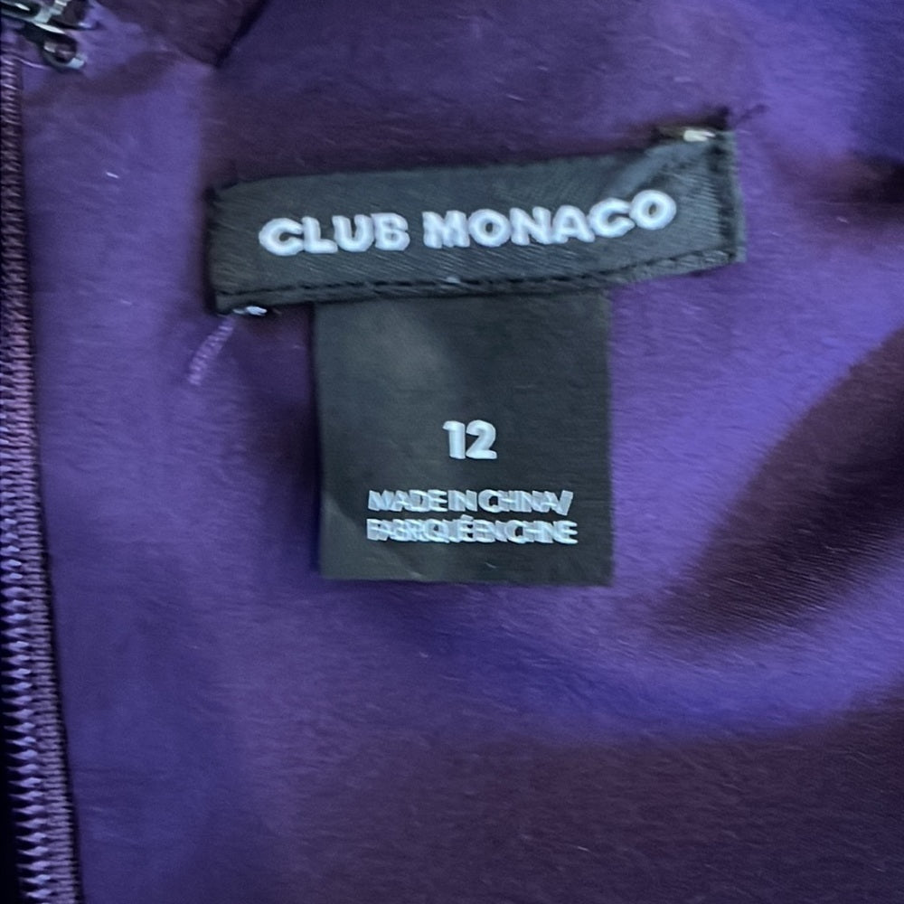 Club Monaco Woman’s Purple Dress Size 12