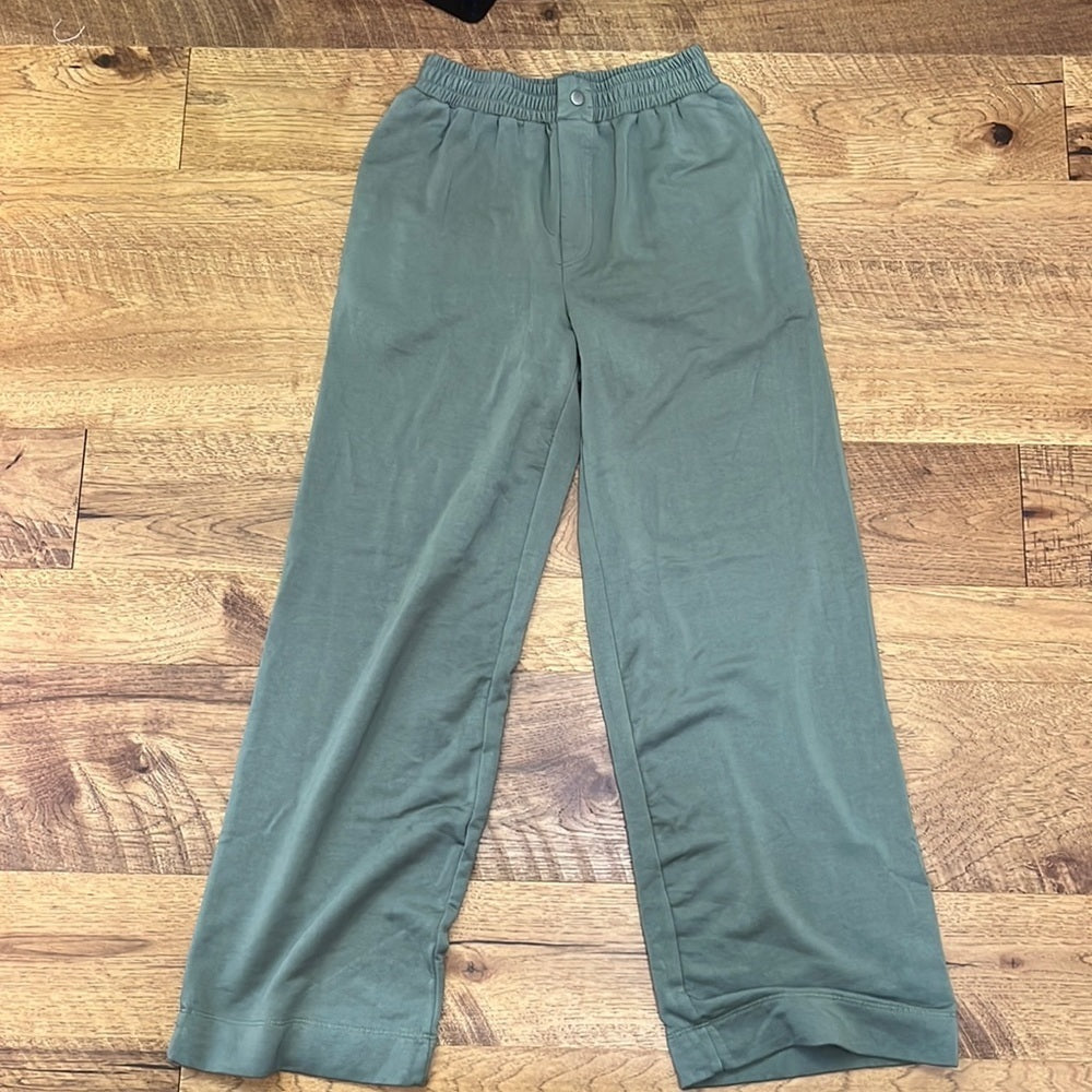 NWT Stateside Women’s Green Wide Leg Sweats XS