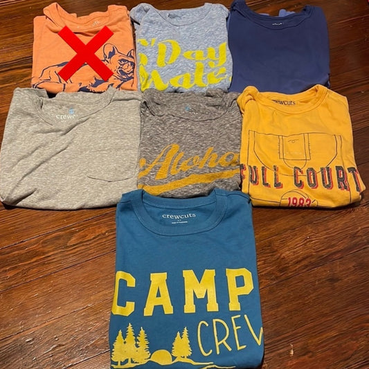 Crewcuts Kid’s T-Shirt Bundle Size S (6-7)