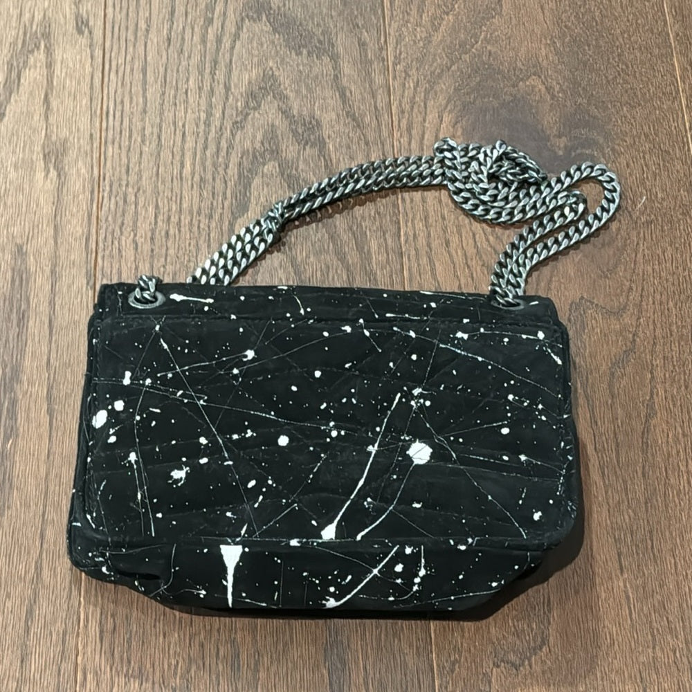 Zadig & Voltaire Black Suede Shoulder Bag