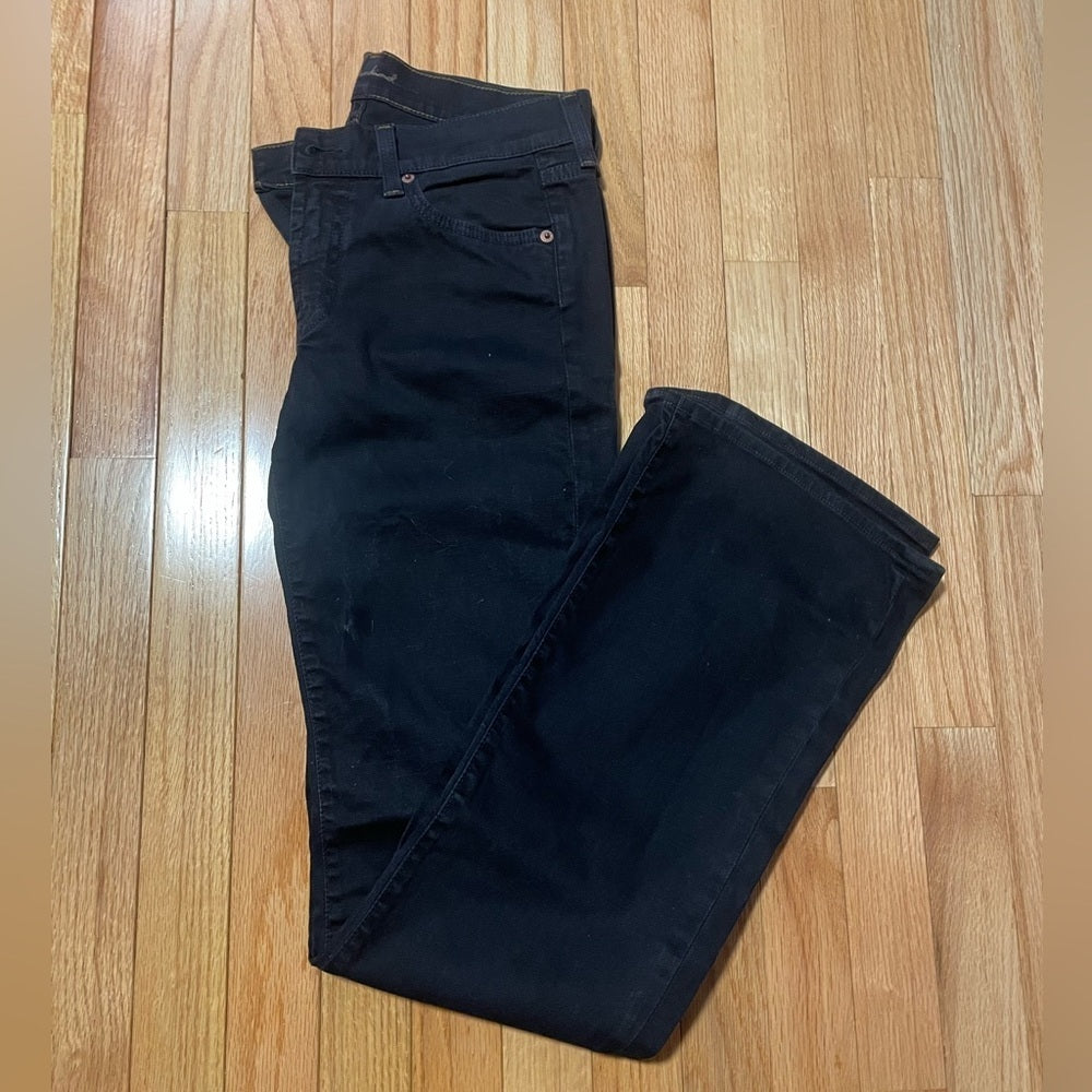 For All Mankind Women’s Black Jeans Size 27