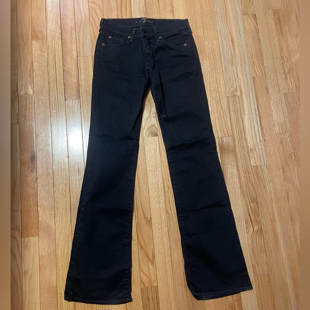 For All Mankind Women’s Black Jeans Size 27