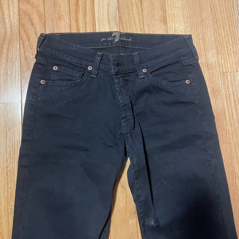 For All Mankind Women’s Black Jeans Size 27