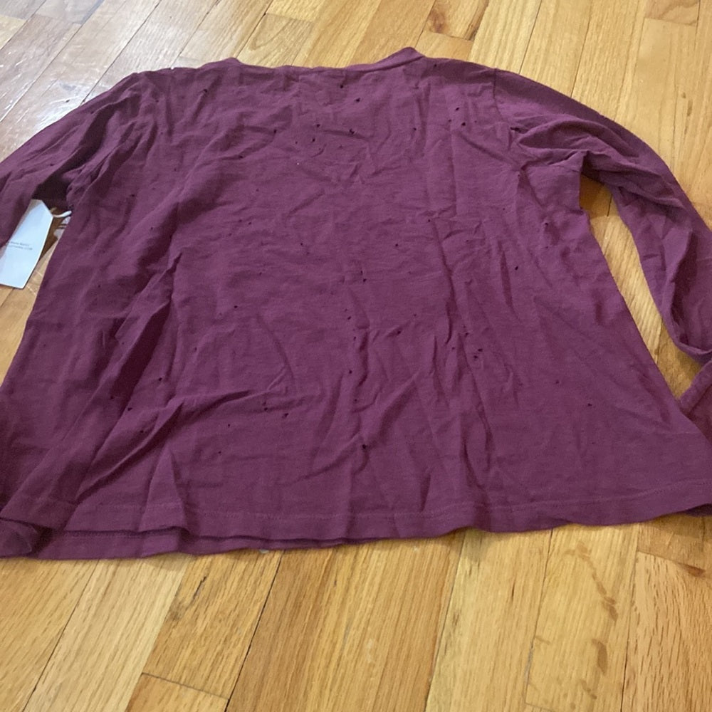 Women’s LNA top. Maroon. Size S