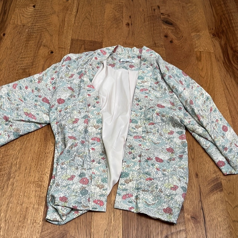 Elizabeth And James Women’s Pastel Floral Printed Jacket Size XS/S