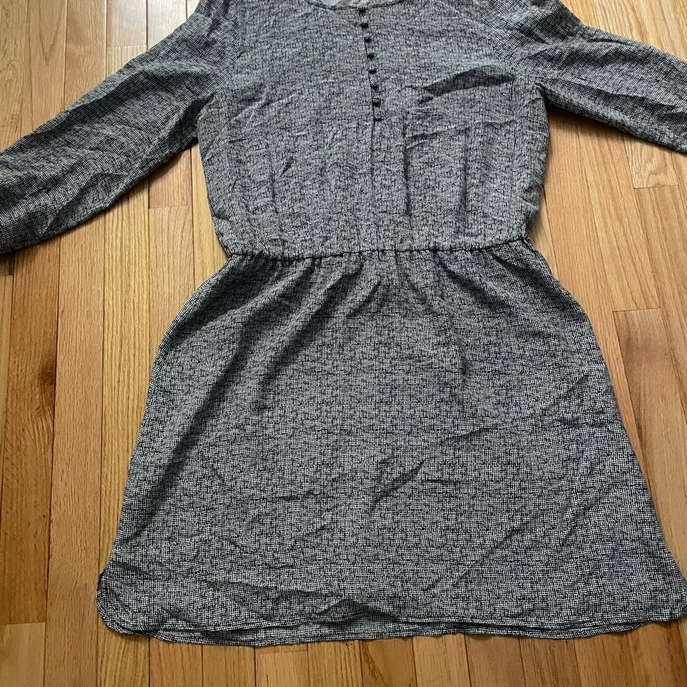 Joie Grey Long Sleeve Dress Size Large