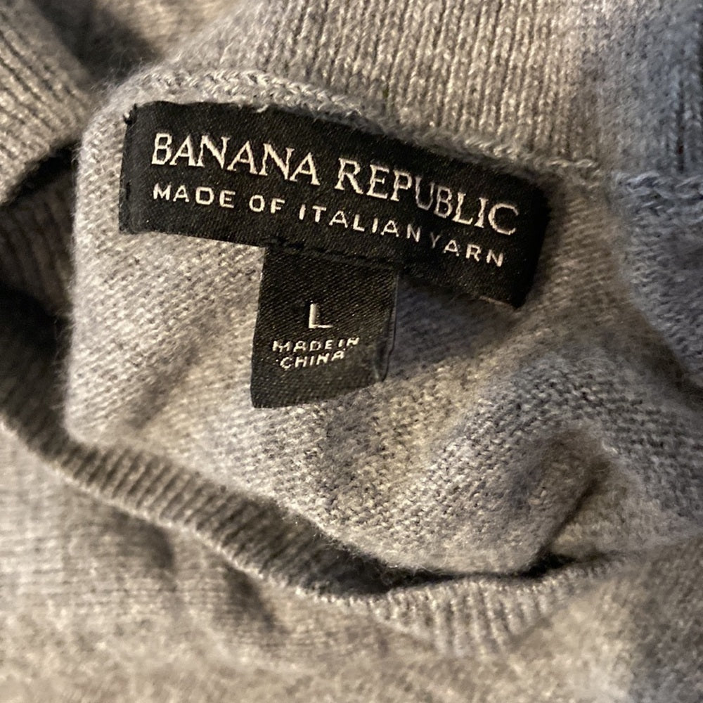 Women’s Banana Republic sweater. Grey. Size L