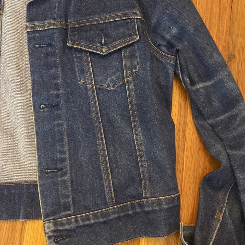 Theory Women’s Blue Denim Jacket Size L