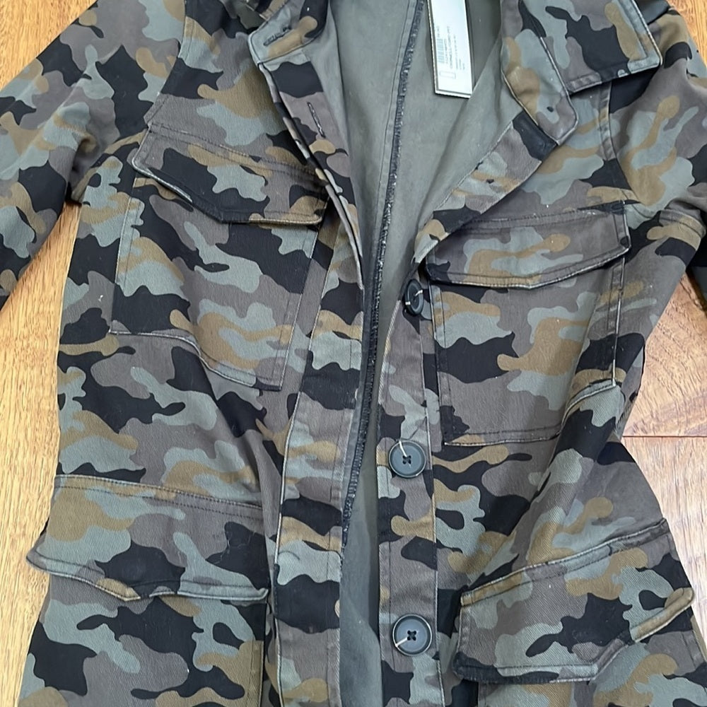 NWT L’AGENCE Women’s Cromwell/Camo Print Jacket Size S