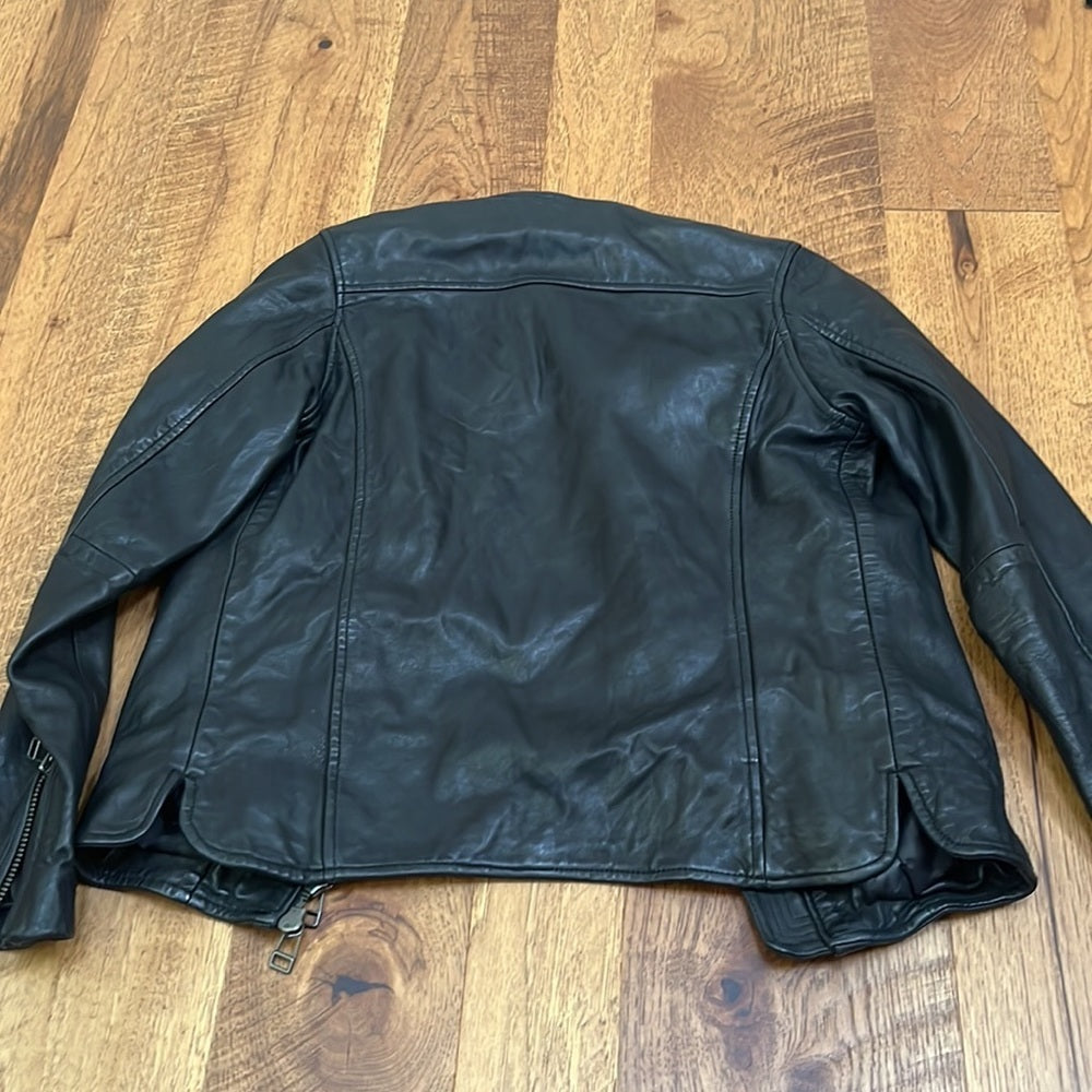 Hartford Alternative Classics 1979 Women’s Black Leather Jacket Size 1 Small