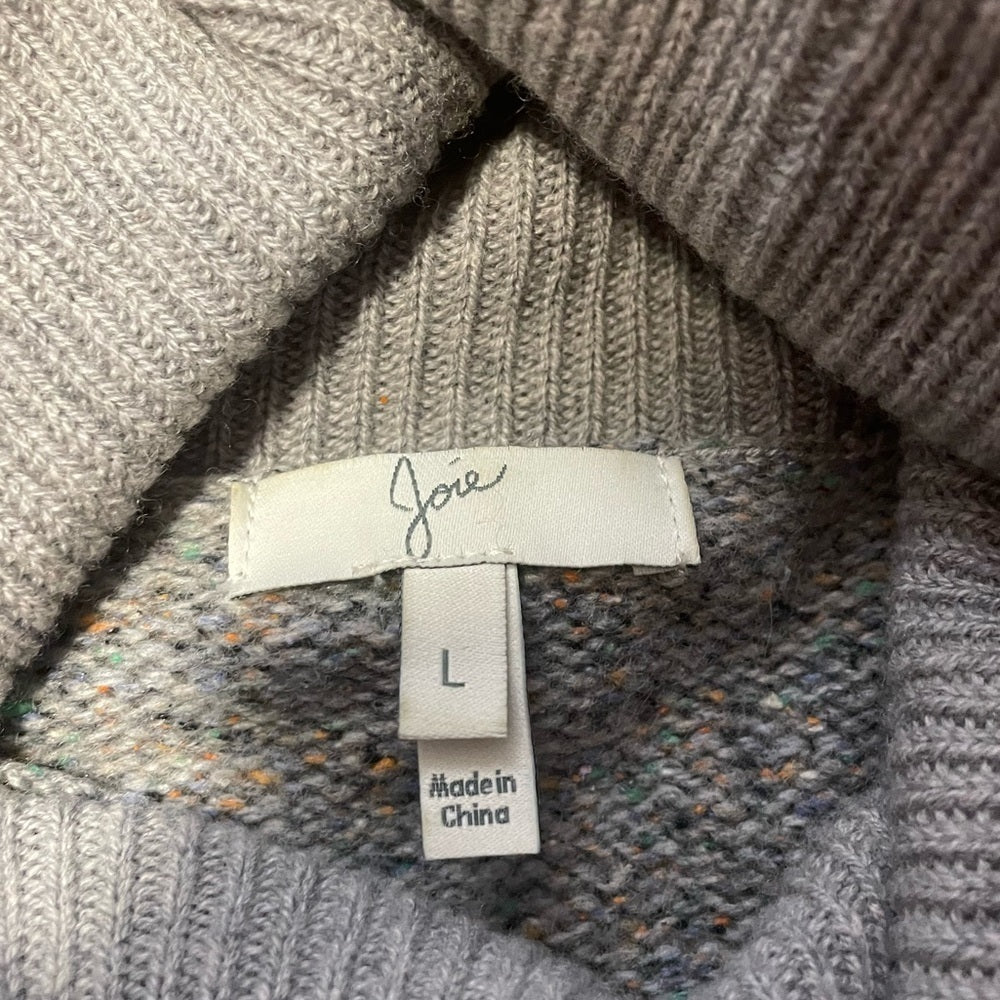 JOIE Grey Turtle Neck Sweater Size Large