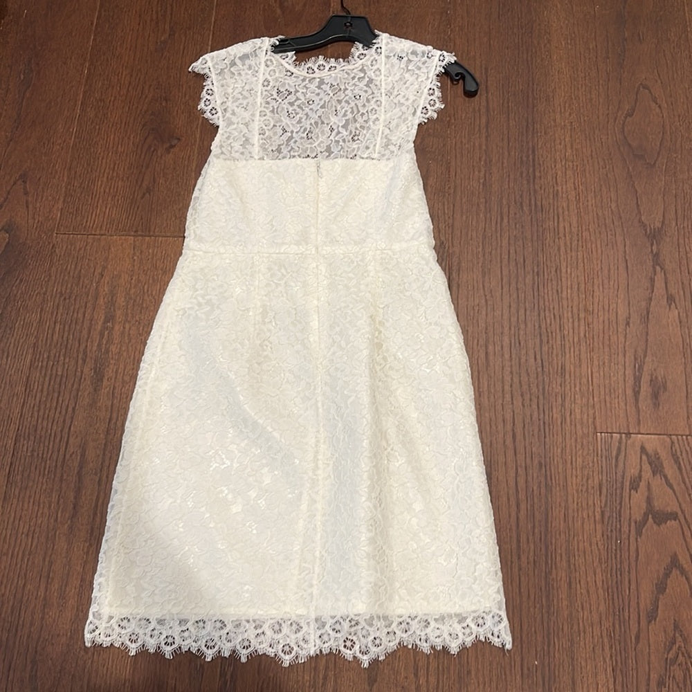 Women’s Shoshanna White Lace Dress Size 4