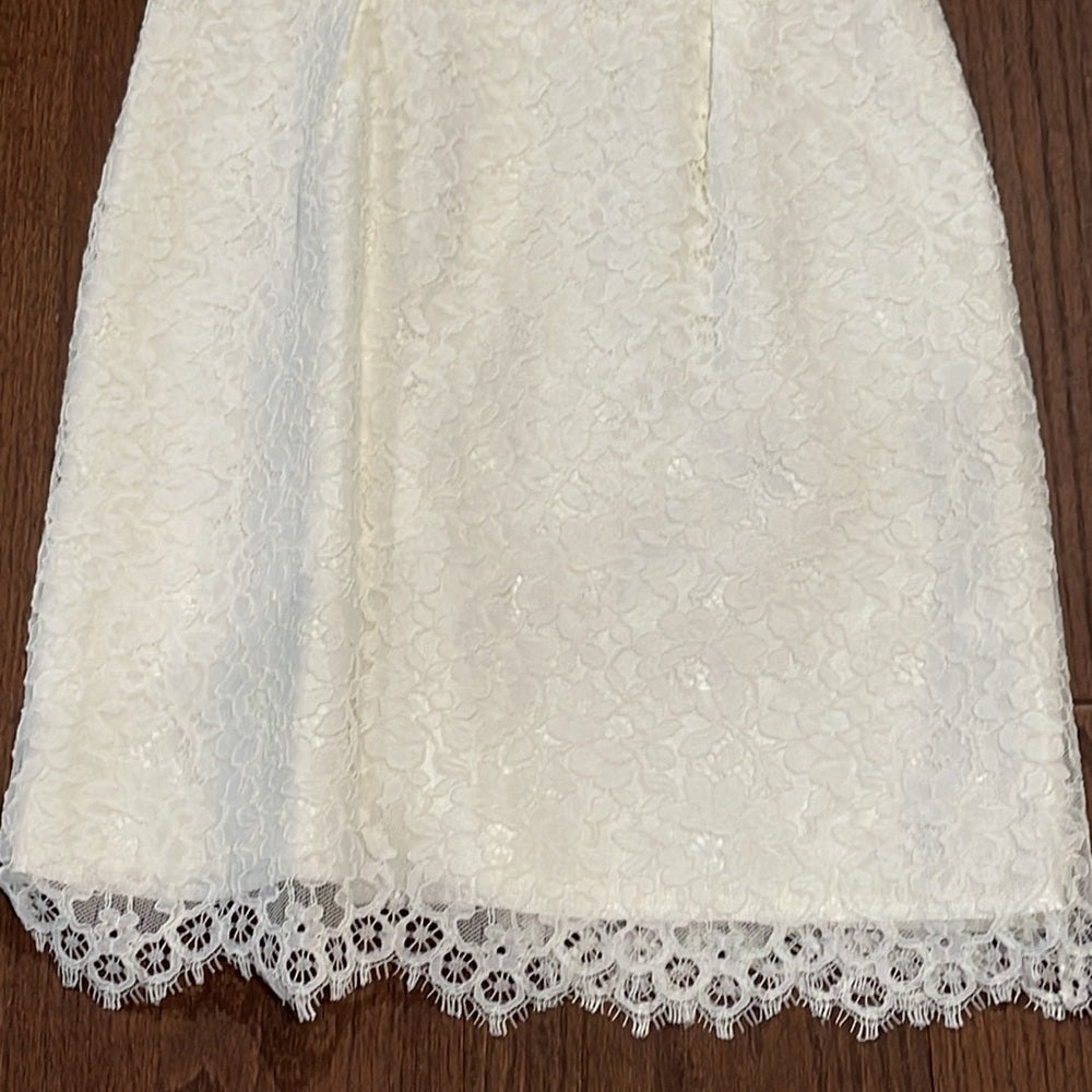 Women’s Shoshanna White Lace Dress Size 4