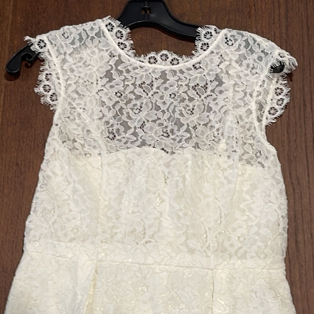 Women’s Shoshanna White Lace Dress Size 4