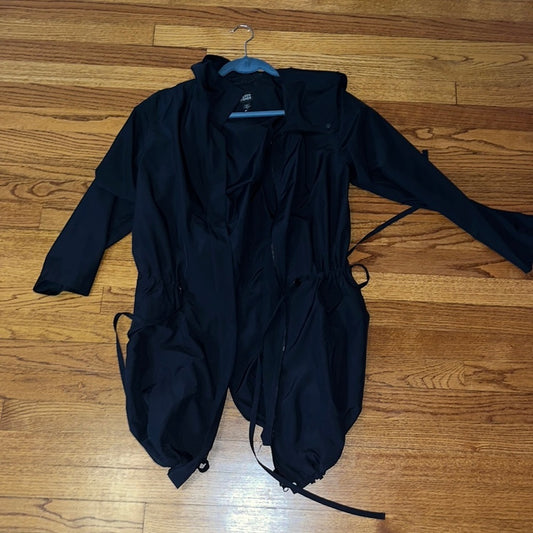 Eileen Fisher Woman’s Black Rain Jacket Size S