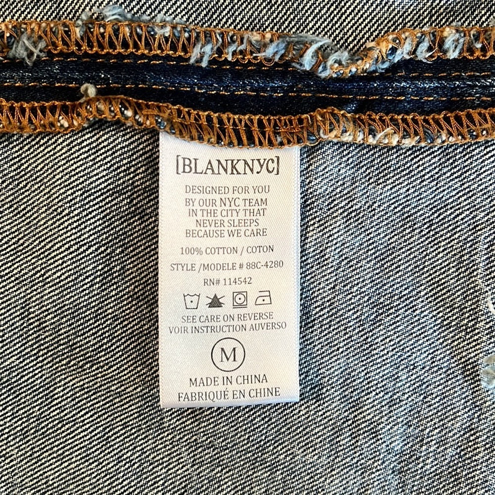 Women’s Blank NYC denim top Size Medium