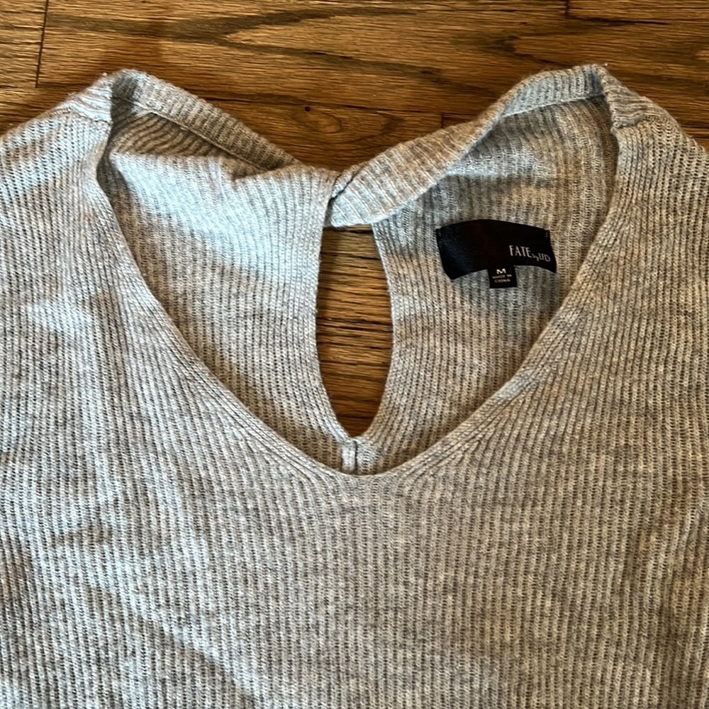 Women’s Fate by LFD grey sweater Size Medium