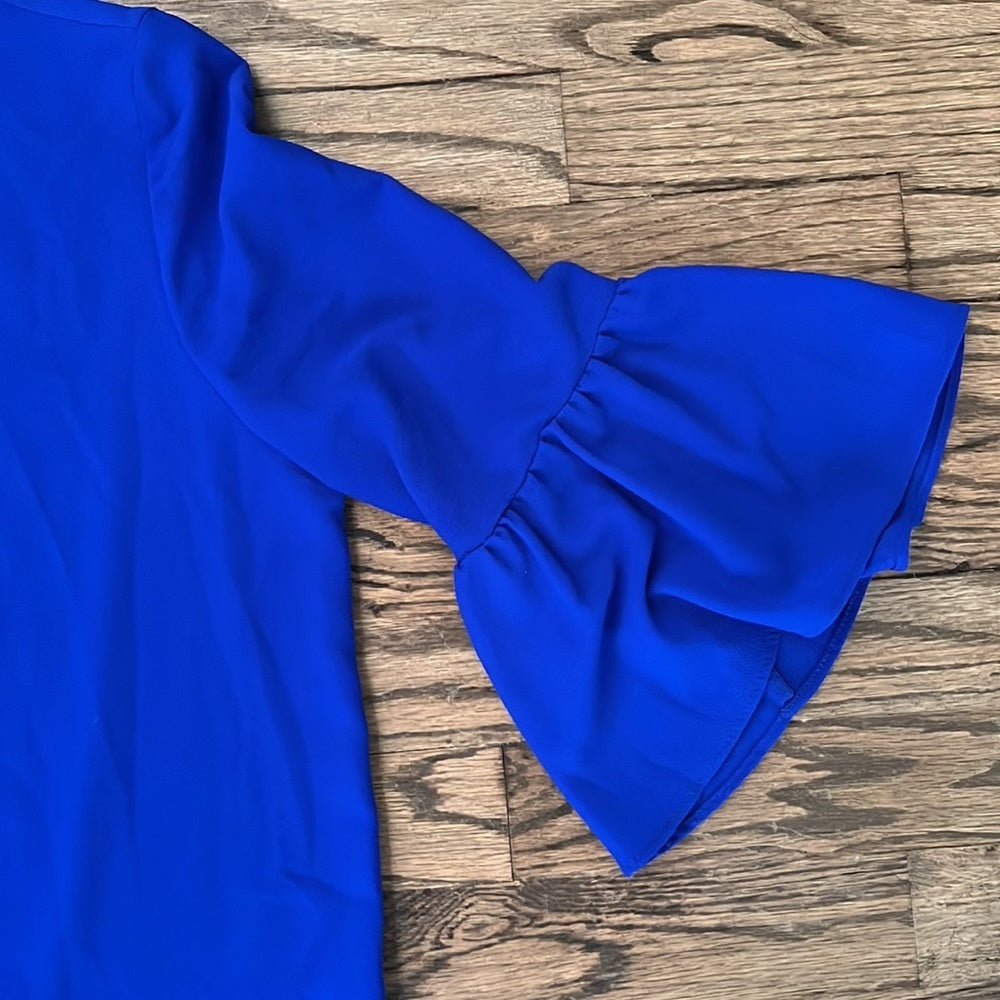 Gibson blue blouse size SMALL