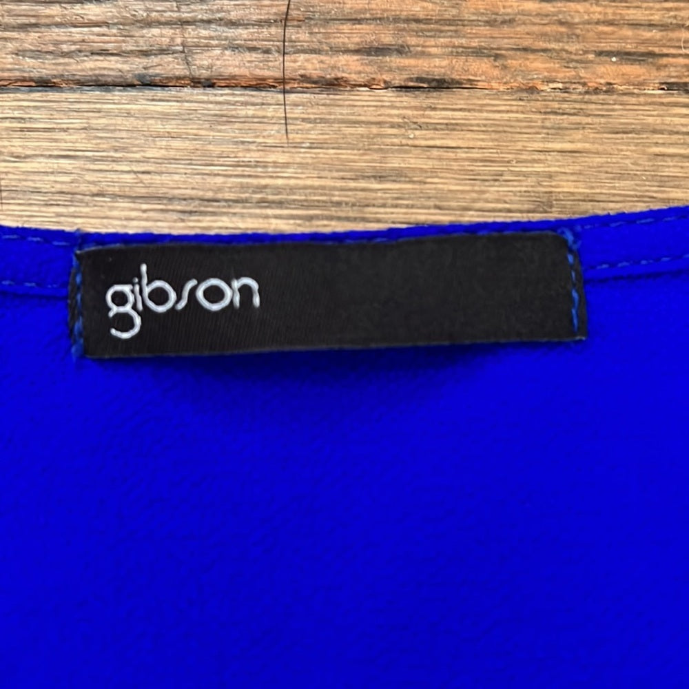 Gibson blue blouse size SMALL